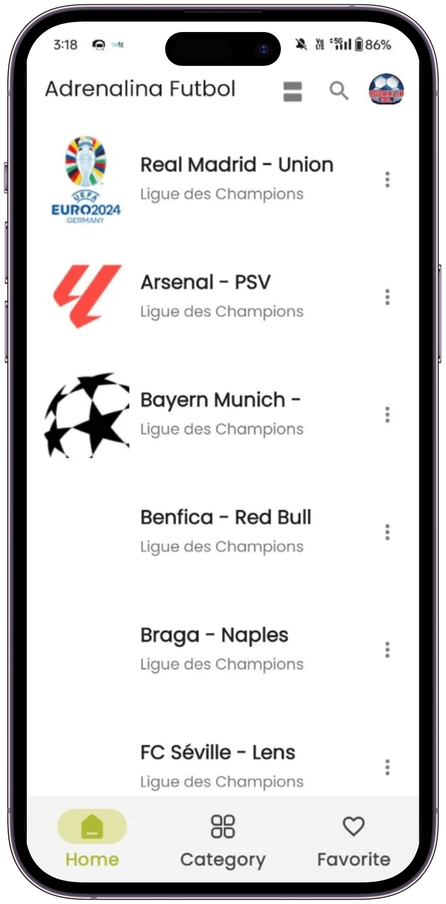 Adrenalina gol android